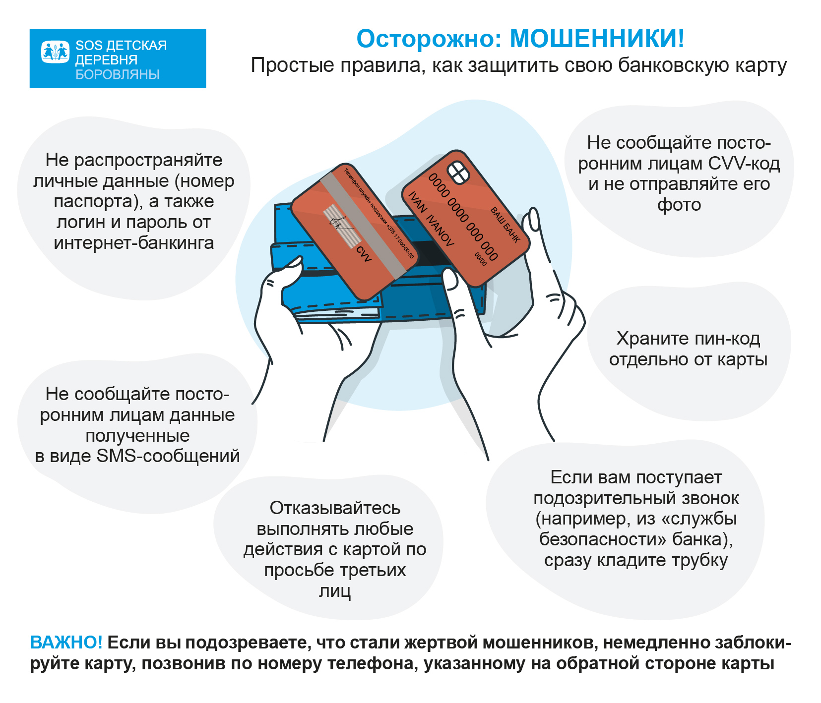 Как защитить банковскую карту